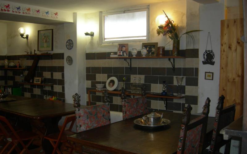 Farmhouse Ameglia, the living room with kitchen